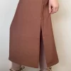 Vestido Midi Marrom - Image 3