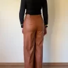 Calça De Couro Marrom - Image 2
