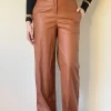 Calça De Couro Marrom - Image 4